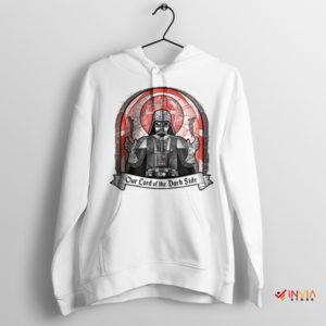 Jesus Dark Side of The Force White Hoodie