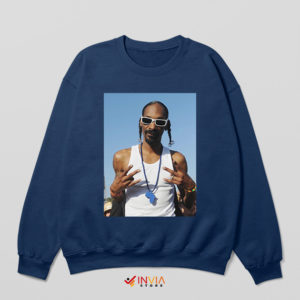 Snoop Dogg Graphic Music Navy Sweatshirt Beautiful