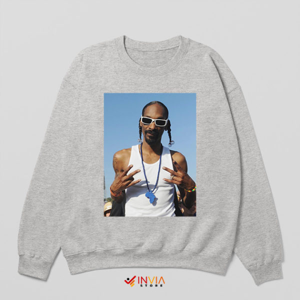 Snoop Dogg Graphic Music Sport Grey Sweatshirt Beautiful