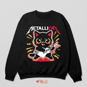 Live Metallica Meow Sweatshirt Metallicat Concert