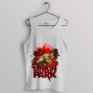 Chester Bennington Screaming Tribute SPort Grey Tank Top Linkin Park