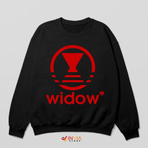 Black Widow Natasha Romanoff Adidas Black Sweatshirt Symbol