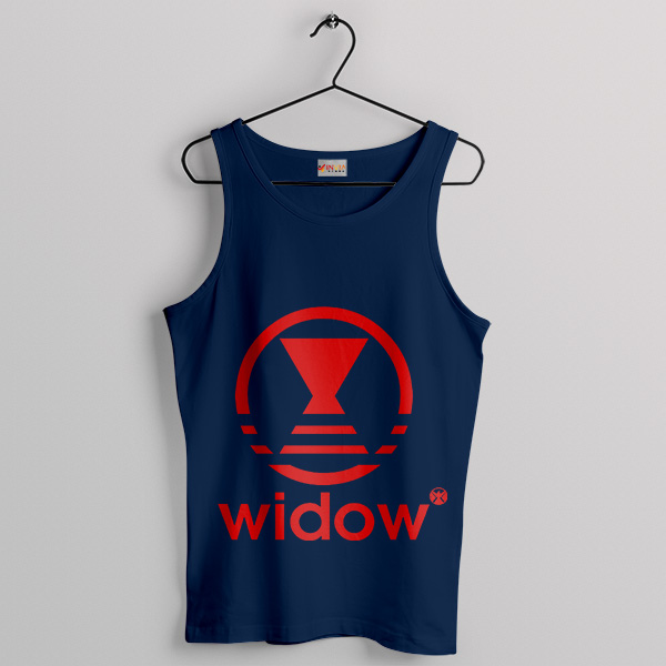 Black Widow Scarlett Johansson Adidas Navy Tank Top MCU