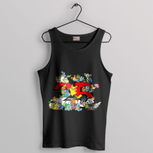 Game Pokémon GO Universe Black Tank Top 25th Anniversary