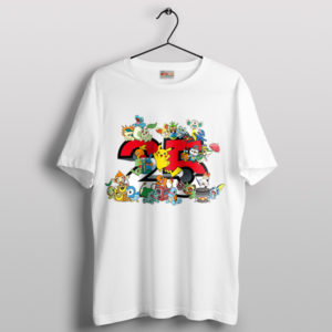 Pokémon Universe Anniversary T Shirt 25th Game Nintendo