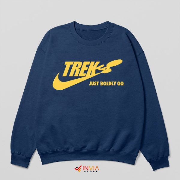 Star Trek To Boldly Go Nike Sweatshirt Graphic Movie