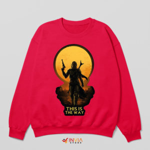 Sunset Mandalorian Season 3 Red Sweatshirt TV Series