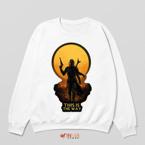 Sunset Mandalorian Season 3 White Sweatshirt TV Series