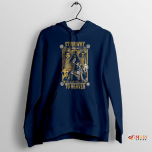 Stairway to Heaven Led Zeppelin Music Navy Hoodie Album