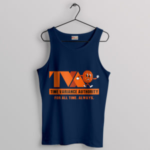 TVA Logo Retro Loki 2 Navy Tank Top Miss Minutes Marvel