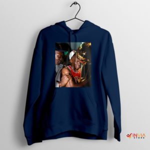 Cry Michael Jordan Championship Navy Hoodie Finals Stats