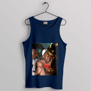 Cry Michael Jordan Championships 1991 Navy Tank Top Chicago Bulls