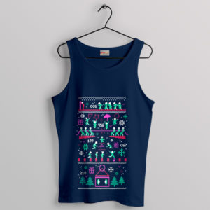 Netflix Squid Game 2 Characters Navy Tank Top Ugly Christmas