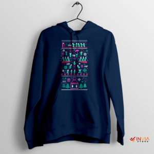 Squid Game 2 Reality Show Navy Hoodie TV Series Ugly Christmas