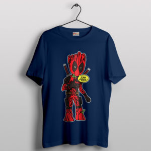 Baby Groot Deadpool Marvel Navy T-Shirt I Am Groot