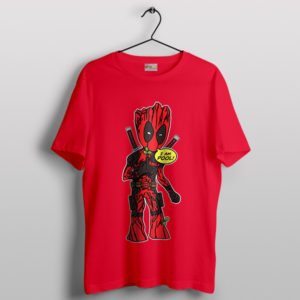 Baby Groot Deadpool Marvel Red T-Shirt I Am Groot