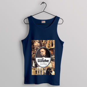 Godfather Opening Scene Graphic Navy Tank Top Merch Movie