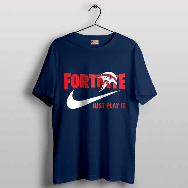 Just Play it Nike Battle Royale Navy T-Shirt Game Merch