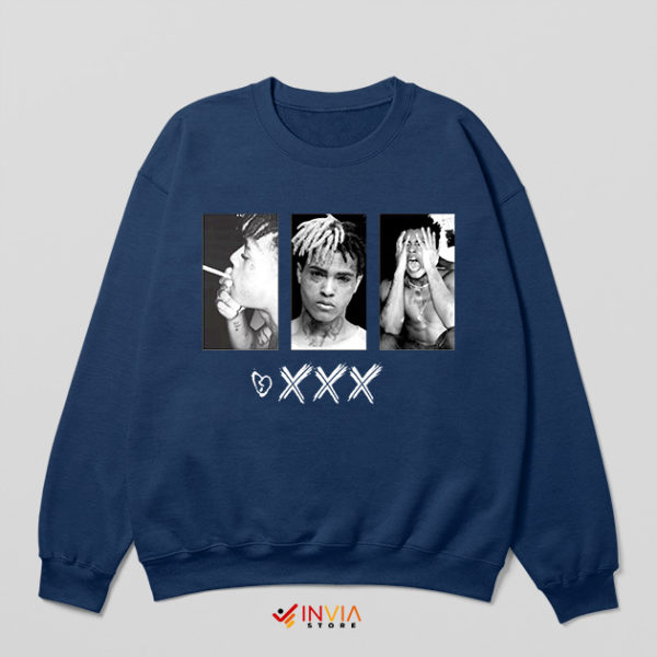 Sad Xxtenations Songs Tribute Navy Sweatshirt Merch