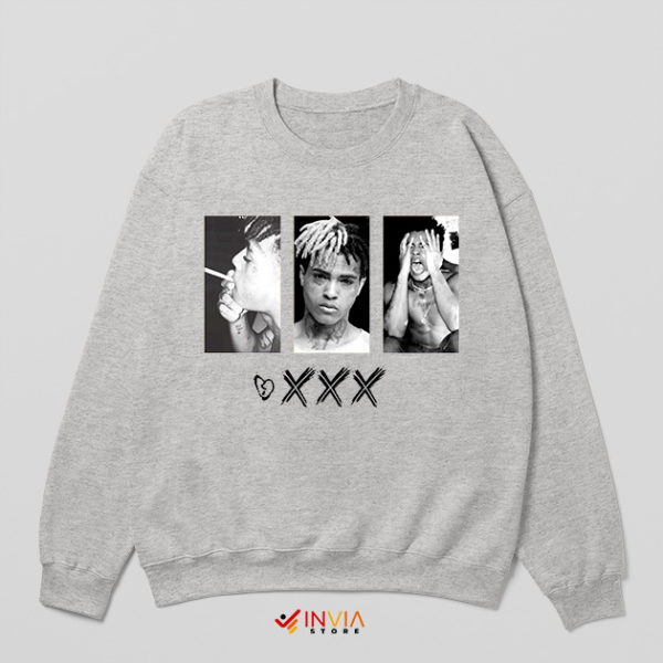 Sad Xxtenations Songs Tribute Sport Grey Sweatshirt Merch