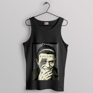 Warszawa David Bowie Eyes Black Tank Top