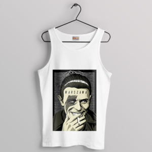 Warszawa David Bowie Eyes White Tank Top