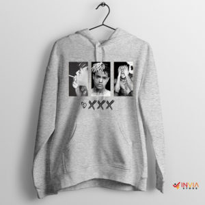 Xxxtentacion Die Sad Quote Sport Grey Hoodie Music