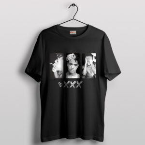 Xxxtentacion Die Tribute Merch Black T-Shirt Sad