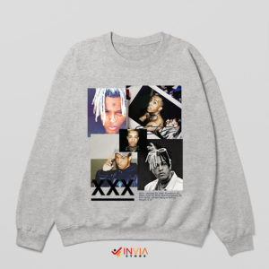 Memorial All of Xxxtentacion Songs Sport Grey Sweatshirt Merch