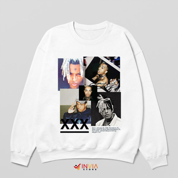 Memorial All of Xxxtentacion Songs White Sweatshirt Merch