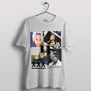 Memorial RIP Xxxtentacion Tribute Sport Grey T-Shirt