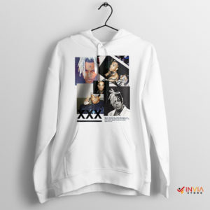 RIP Xxxtentacion Die Tribute White Hoodie Merch