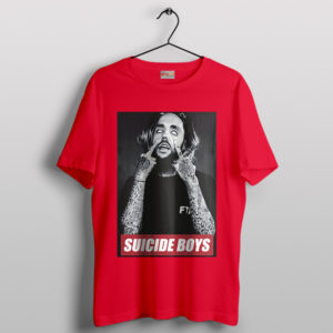 Scrim Suicideboys Songs Red T-Shirt New Album Merch