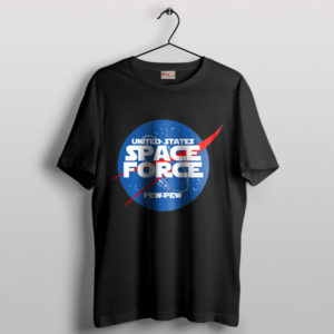 Star Wars Space Force NASA Mission Black T-Shirt The Old Republic