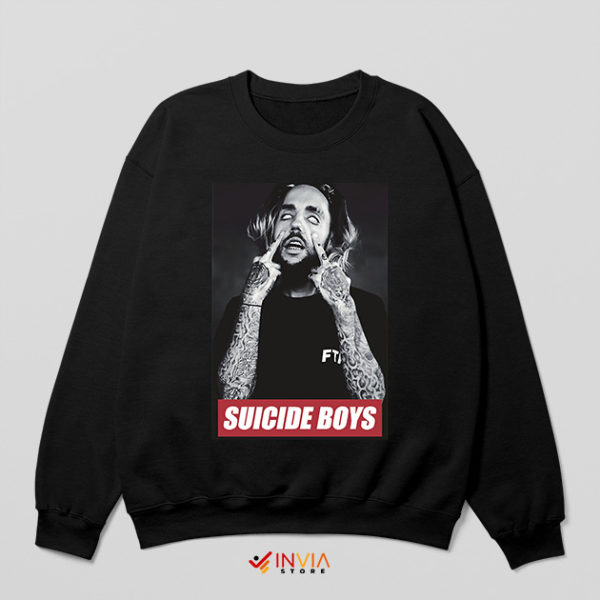 Suicideboys Cover Art Albums Merch Black Sweatshirt $uicideboy$