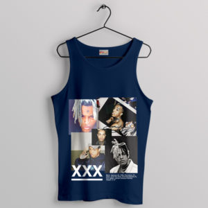 Xxxtentacion Memorial Art Best Songs Navy Tank Top