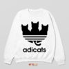 Adicats Elegance Cat-Inspired Adidas Sweatshirt