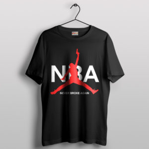 Air Jordan NBA Youngboy Album Black T-Shirt Music