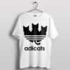 Paws and Stripes Adicats Adidas Cat T-Shirt