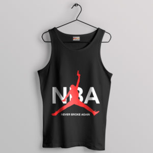 YoungBoy NBA Logo AIr Jordan Black Tank Top Merch