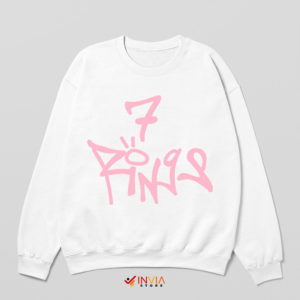 7 Rings Ariana Grande Graphic Sweatshirt