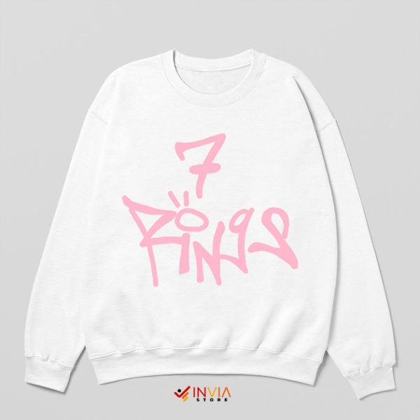 7 Rings Ariana Grande Graphic Sweatshirt