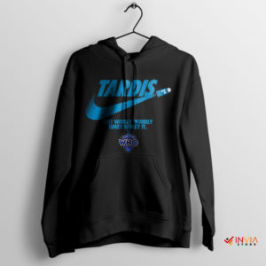 Doctor Who Time Traveler's Nike Swoosh Black Hoodie