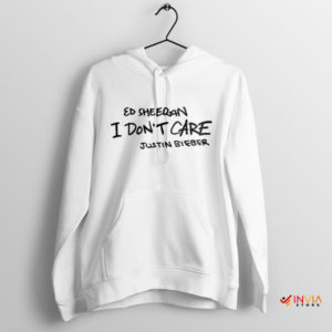 Ed Sheeran I Don't Care White Hoodie