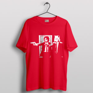 Jon Snow Show Pulp Fiction Meme Red T-Shirt Game Of Thrones