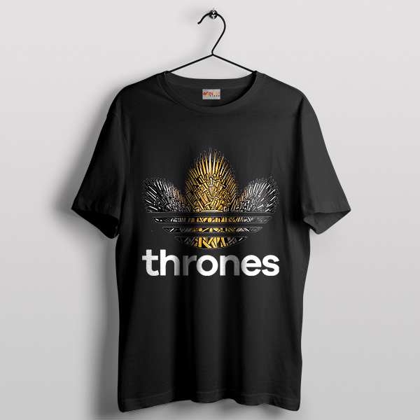 Merch Game of Thrones Adidas Logo Black Tee Shirt