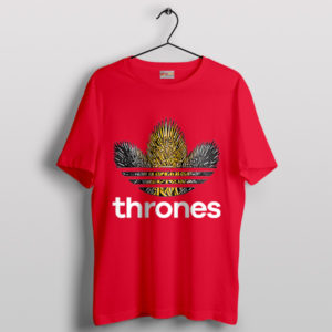 Merch Game of Thrones Adidas Logo Red Tee Shirt