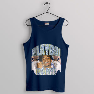 Playboi Carti Vintage Hip Hop Navy Tank Top Jordan Terrell Carter