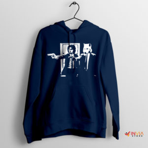 Scene Pulp Fiction Meme Jon Snow Navy Hoodie