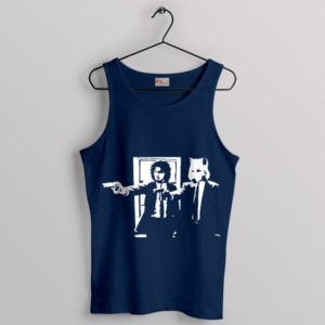 Sequel Jon Snow Meme Pulp Fiction Navy Tank Top